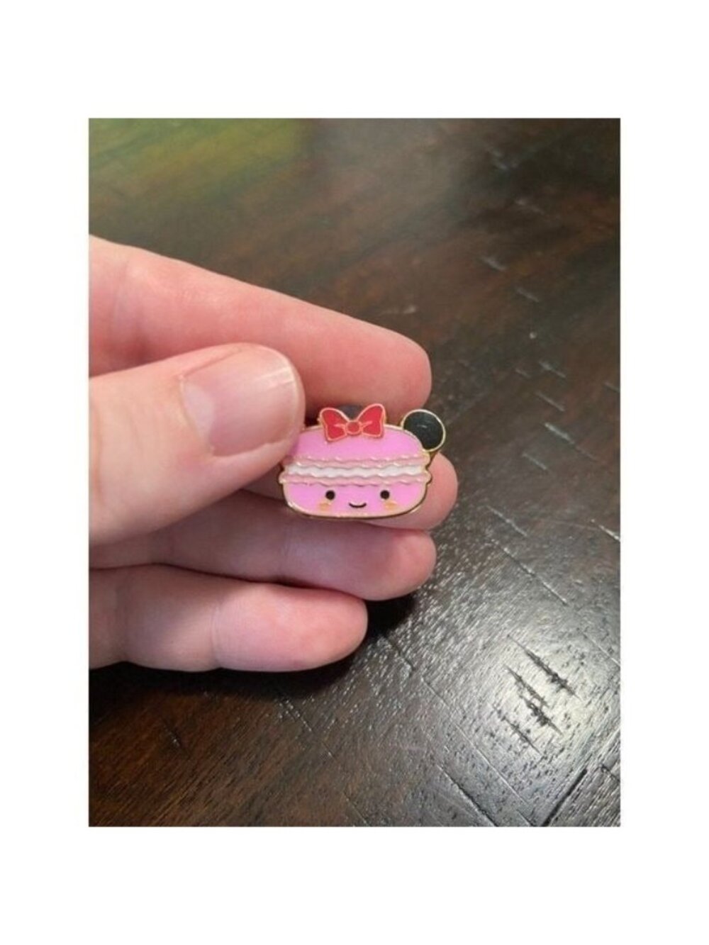 Disney Pink Macaroon Mickey Ears Pin